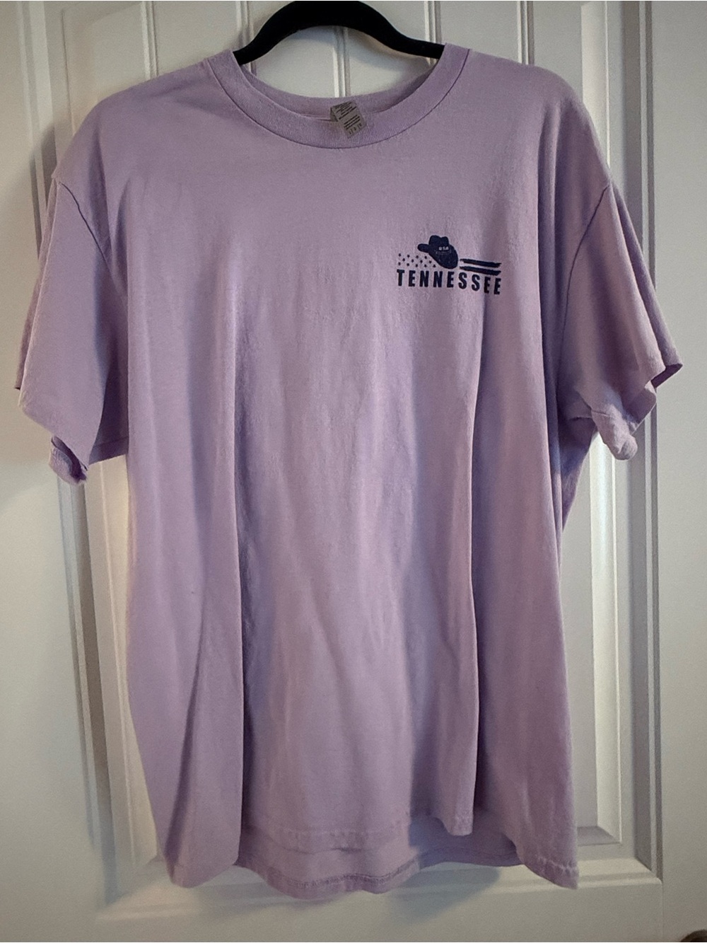 Lilac Short Sleeve Graphic Tee - Try That in the Mountains Tennessee - Picture 2 of 5